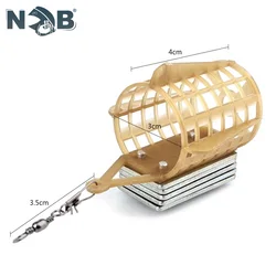 NGB 20G 30G 40G 50G 60G Feeder Fishing Tool Accessories Bait Cage Carp Fishing Connector Sinker Fishing Tackle