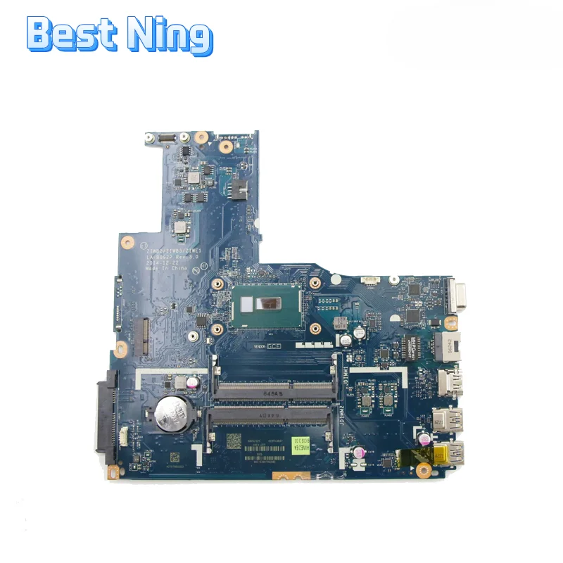 For Lenovo Ideapad B50-80 Laptop Motherboard ZIWB2/ZIWB3 LA-B092P Notebook Mainboard with I7-5500 CPU UMA