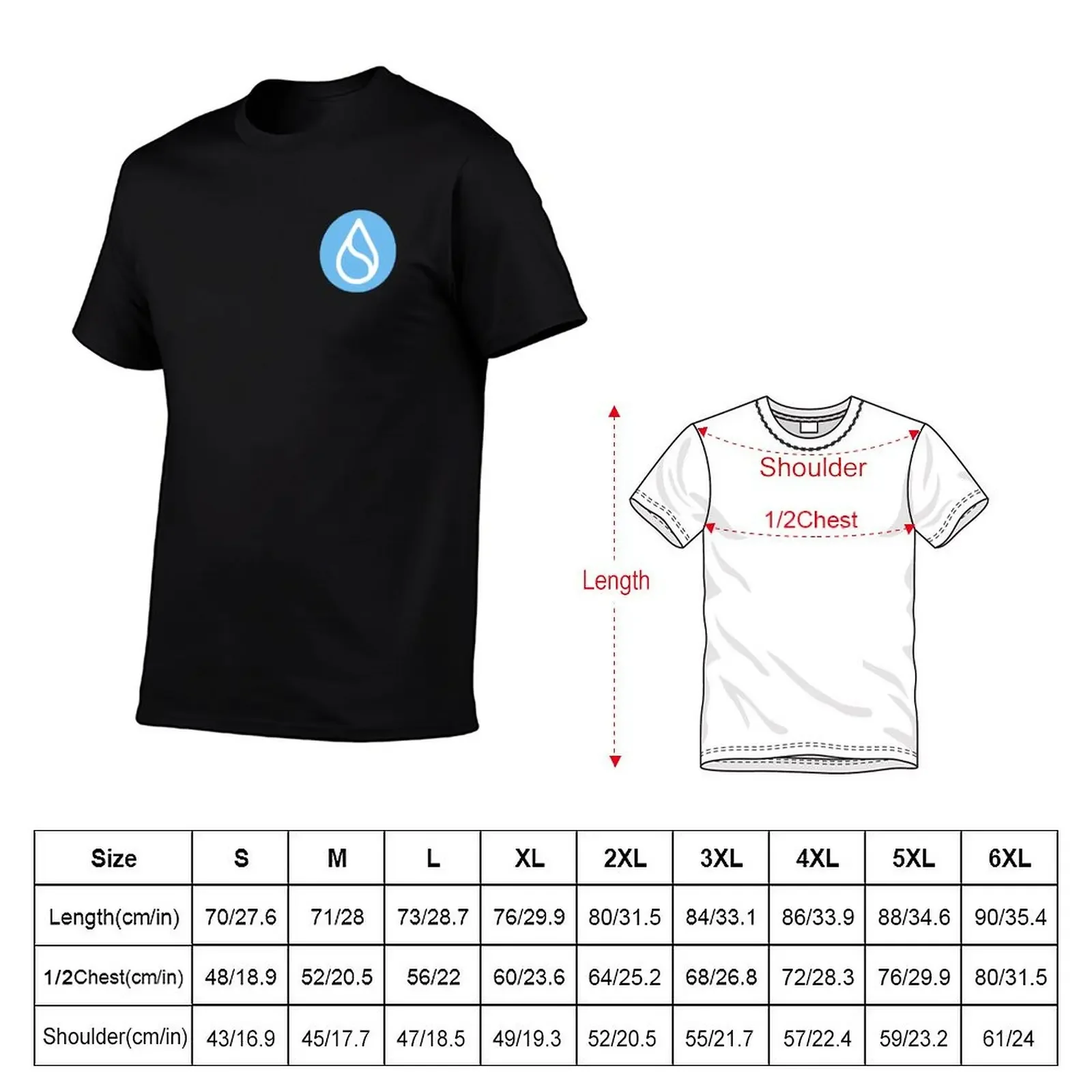 SUI Logo - Crypto Merge Minimalist T-Shirt summer top anime stuff plus sizes mens cotton t shirts