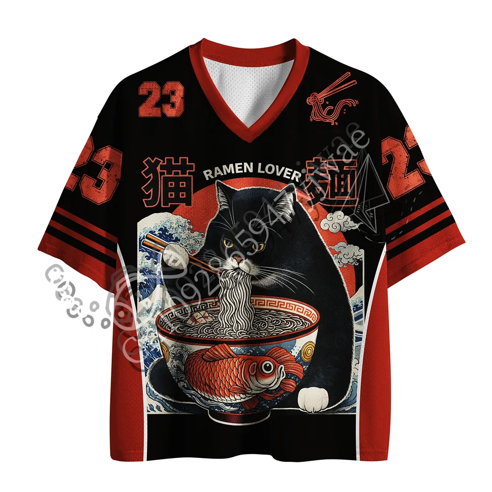 Japan Tiger Savage No. 99&Circle Dragon Retro Cat Samurai  Jersey 3D Retro Jersey Breathable Top Summer Men Women Beach T-shirts - view 4