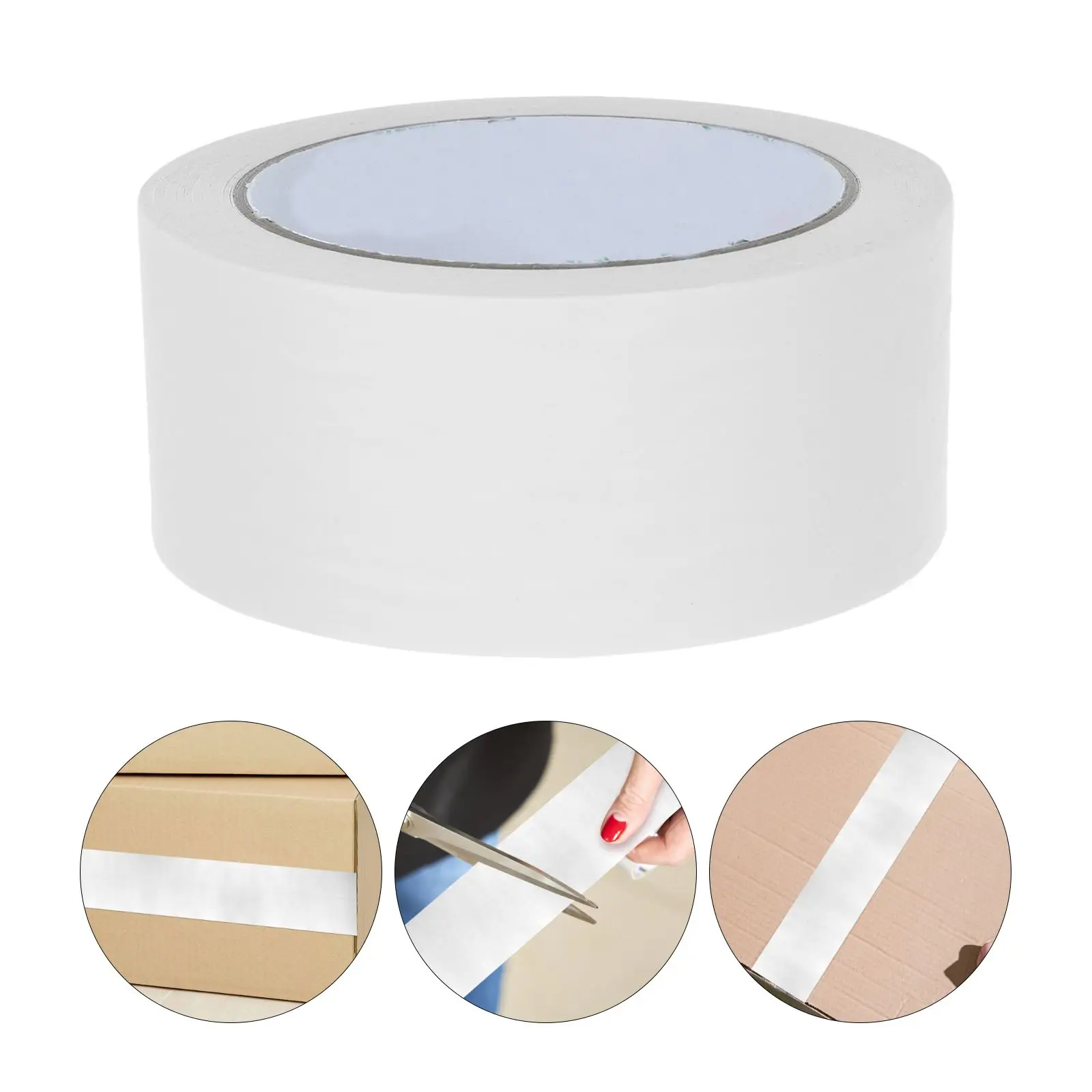 2 Rolls Boxes Sealing Tape Writable Automatic Shipping White Packaging for Packing Supplies