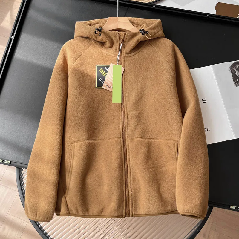 

Флисовая толстовка со шляпой, женская осенняя одежда с открытыми плечами, высококачественная хлопковая прикроватная одежда для отдыха, комфортная элегантная верхняя одежда