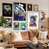 Famous Scientists Nikola Tesla Good Quality Prints And Posters Waterproof Paper Sticker Coffee House Bar Posters Wall Stickers