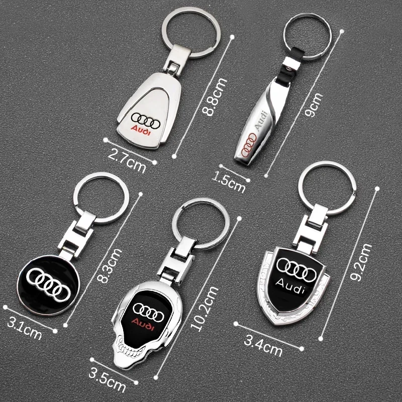 

1pc Car Keychain PU Braided Rope Key Ring Charm for Audi Sline S3 S4 S5 S6 S7 S8 A4L A6L A1 A3 A4 A5 A6 A7 SQ5 SQ7 SQ3