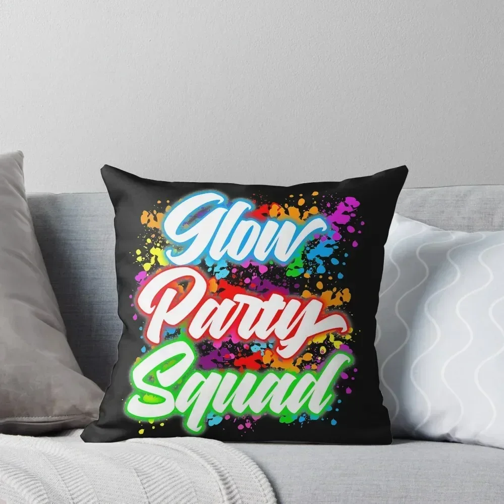 

Glow Squad Squad Bright Collection Throw Pillow Ornamental Pillow pillowcases for sofa cushions Decorative Cushion pillow