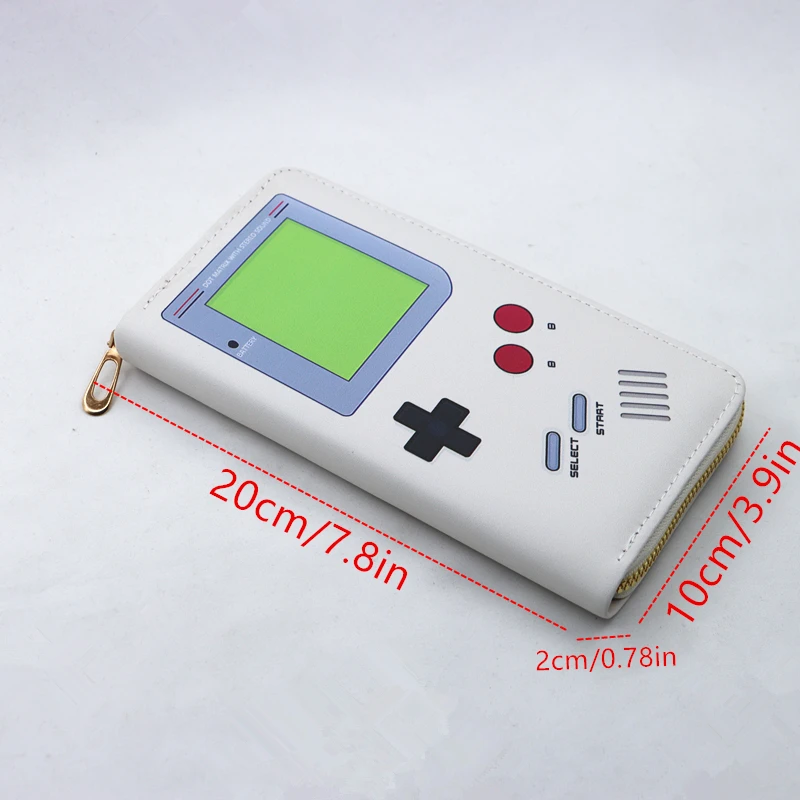Retro game console Zip Wallet Womens Long Purses Handbags Coin Purse Cards Holder PU Billfold Wallet - view 5