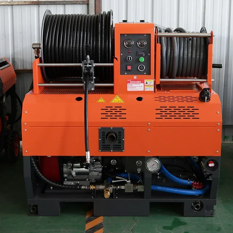 40LPM300Bar Remote-controlled Gasoline Engine High-pressure Cleaning Machine Community Pipeline Dredging Sewer