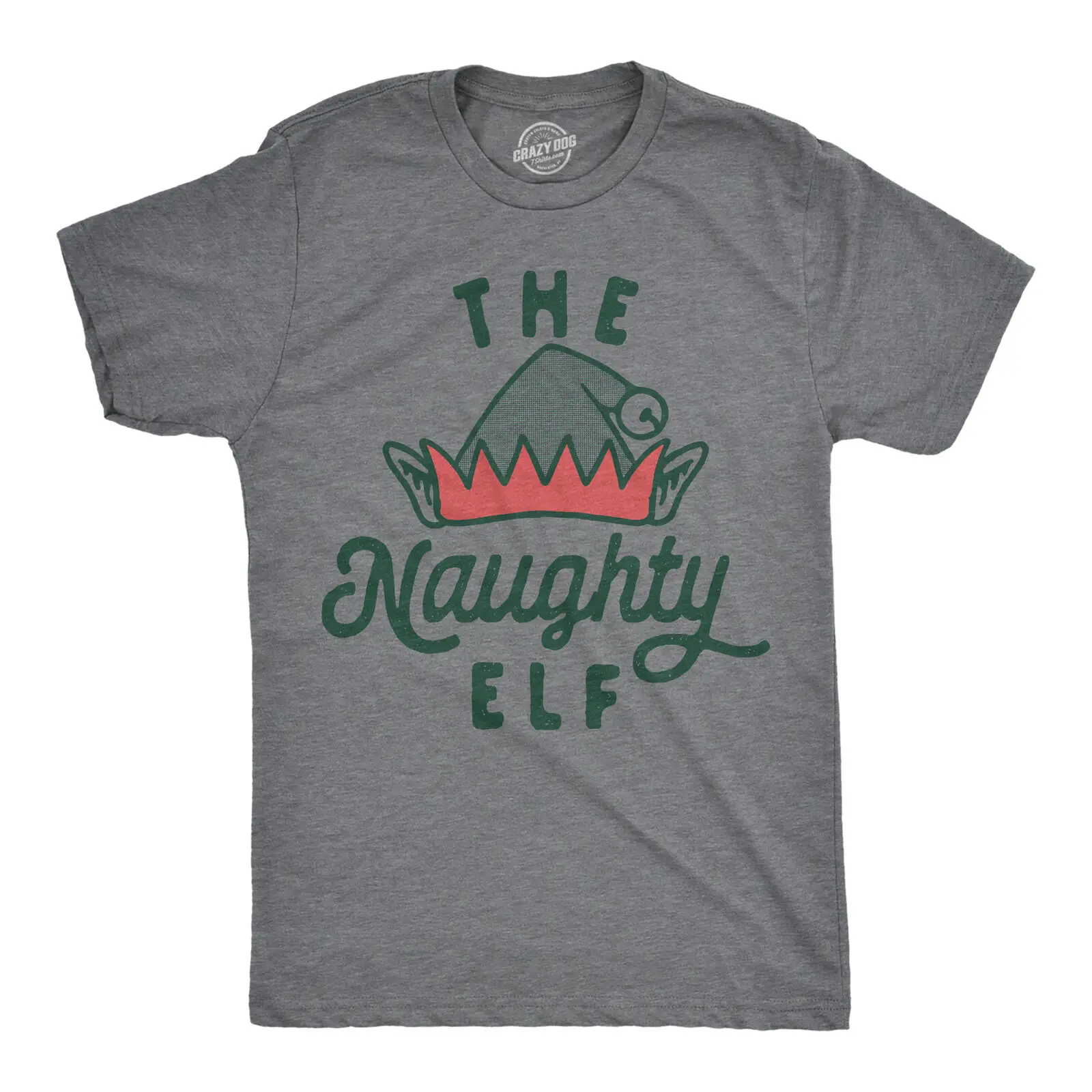 

Mens The Naughty Elf T Shirt Funny Bad Behavior Xmas Elves Joke Tee For Guys