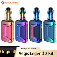 Original GeekVape L200 Aegis Legend 2 Vape Kit 200W Electronic Cigarette Vaporizer 18650 Box Mod Kit with Z Sub Ohm Tank