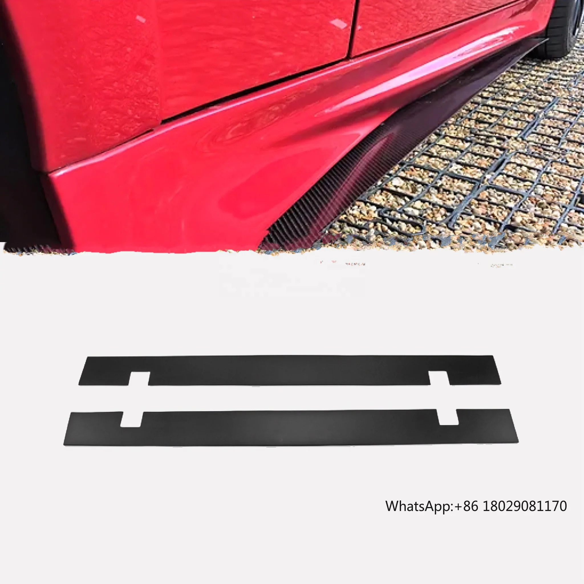 Подходит для Mini Cooper R56 DAG Боковая юбка под борту Mini Carbon