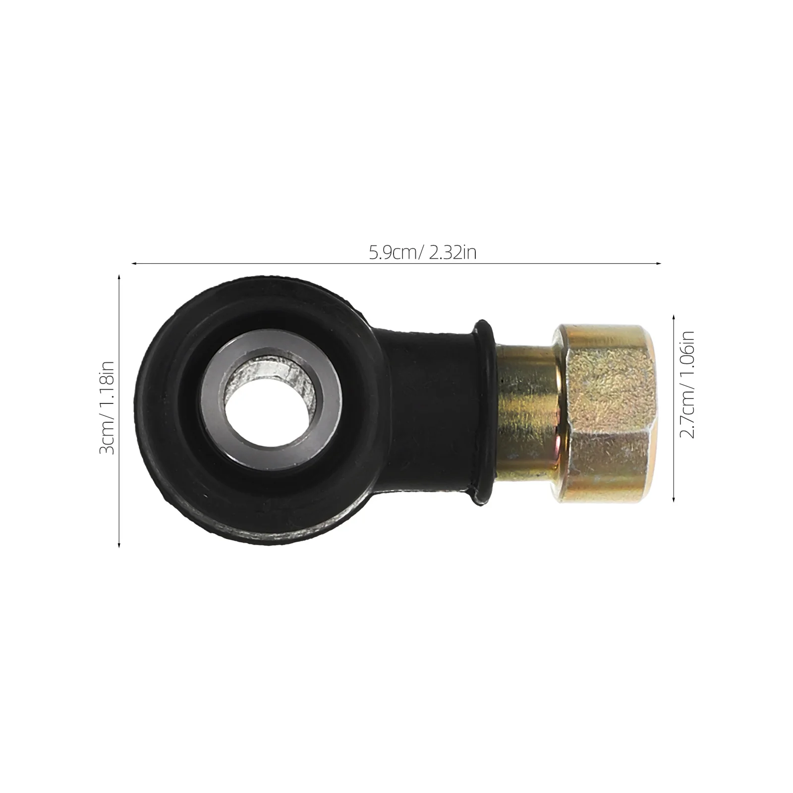 1 زوج سبيكة وصلة كروية عدة دراجة نارية إصلاح جزء تصميم فريد تنوعا استخدام مريح صالح اكسسوارات السيارات غطاء التبريد #2