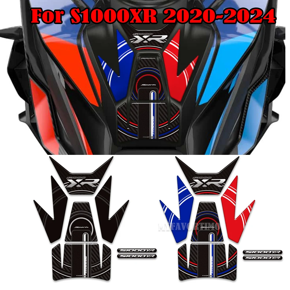 

For BMW S1000XR S 1000 XR S1000 M1000 M1000XR 2020 2021 2022 2023 2024 Fuel Oil Tank Knee Pad 3D Stickers Protection Decals