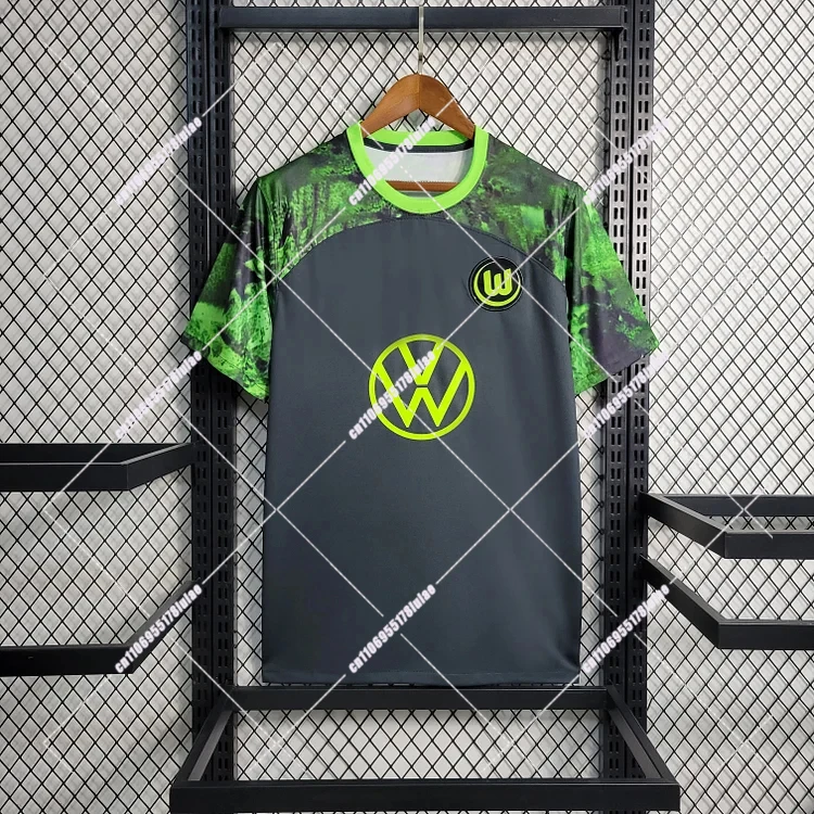 تي شيرت كرة القدم بطابع وولفسبيرغ، نمط ثلاثي الأبعاد، قماش مسامي سريع الجفاف، مثالي للأنشطة الرياضية والملابس غير الرسمية #1