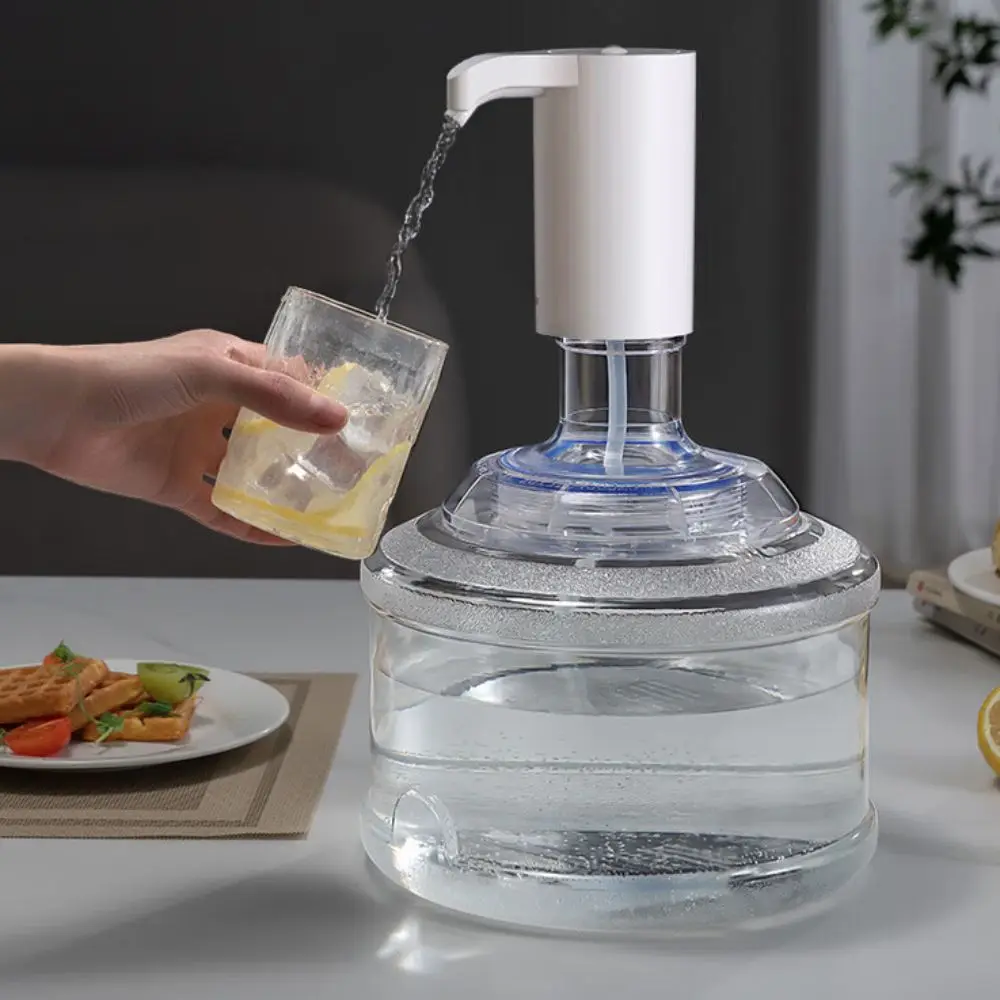 Household Automatic Electric Water Dispenser Labor-saving Rechargeable Drinking Water Pump Plastic Gallon Bucket Pump Travel