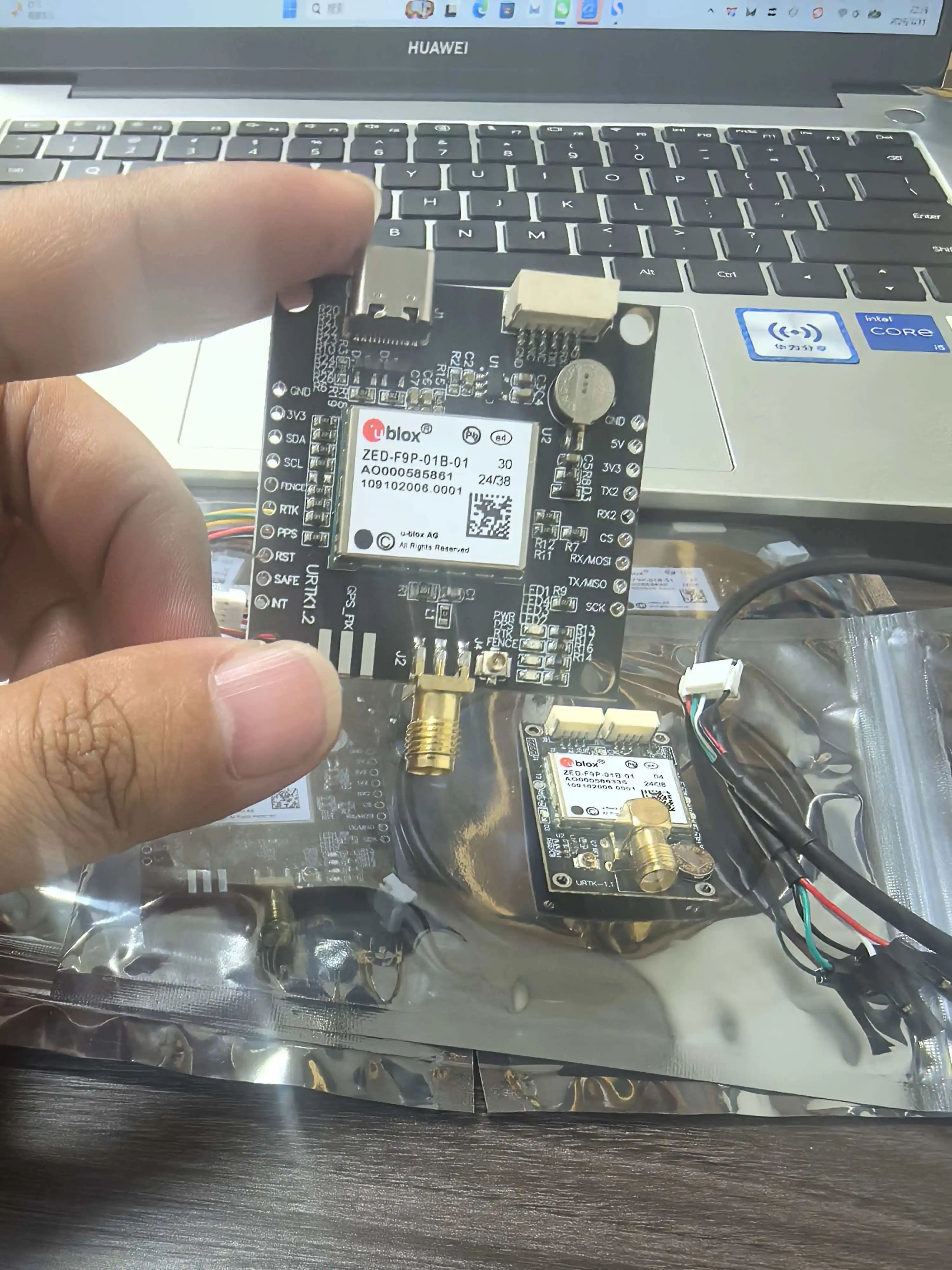 ZED-F9P-01B-01 Drone Development Board with GPS Modules RTK 0.01m Accuracy Industrial & Automotive Grade From Original UAV