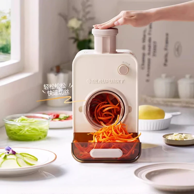 Electric vegetable cutter household multi-functional automatic vegetable cutter kitchen shredder and slicer slicing machine