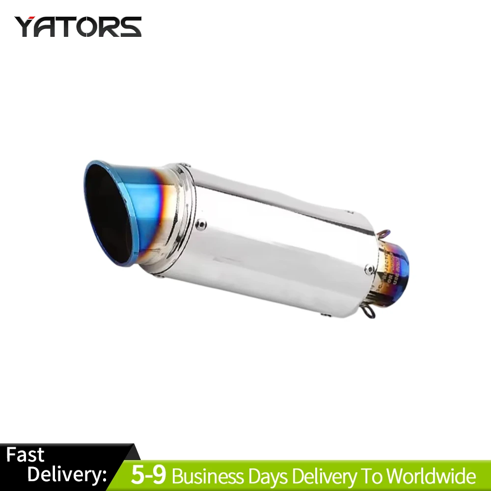 

51mm Steel Universal Motorcycle Exhaust with DB Killer - Fits Z800/900/Z1000, CBR500/600, S1000RR, MT07/09, R1/R3