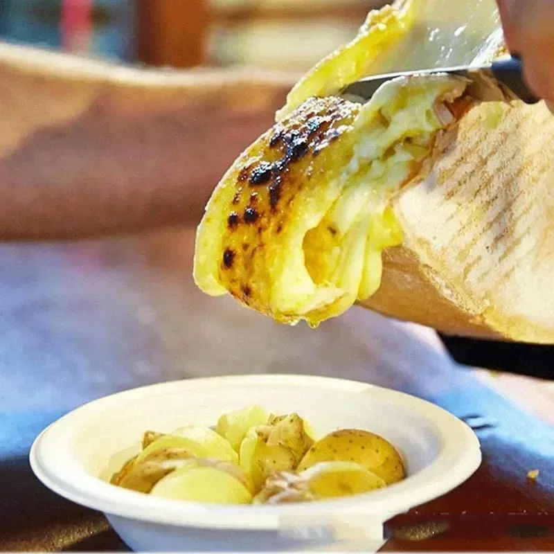 Desktop Electric Double-wheel Clip Cheese Electric Heating Machine Western Restaurant Cafe Commercial Dry Cheese Cheese Heating