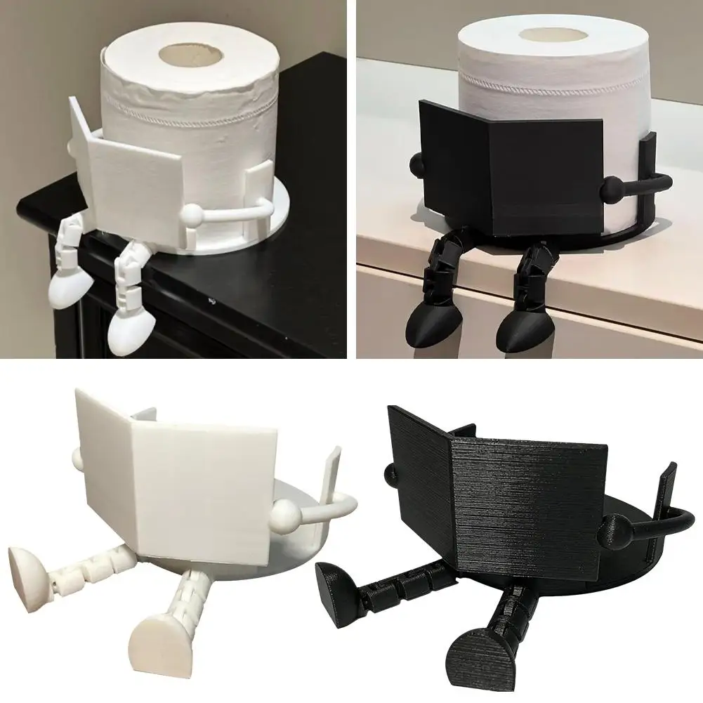 An Amusing Reading Toilet Paper Holder , Bathroom Roll Dispenser That Combines Practicality, Bathroom Fun Toilet Paper Holder