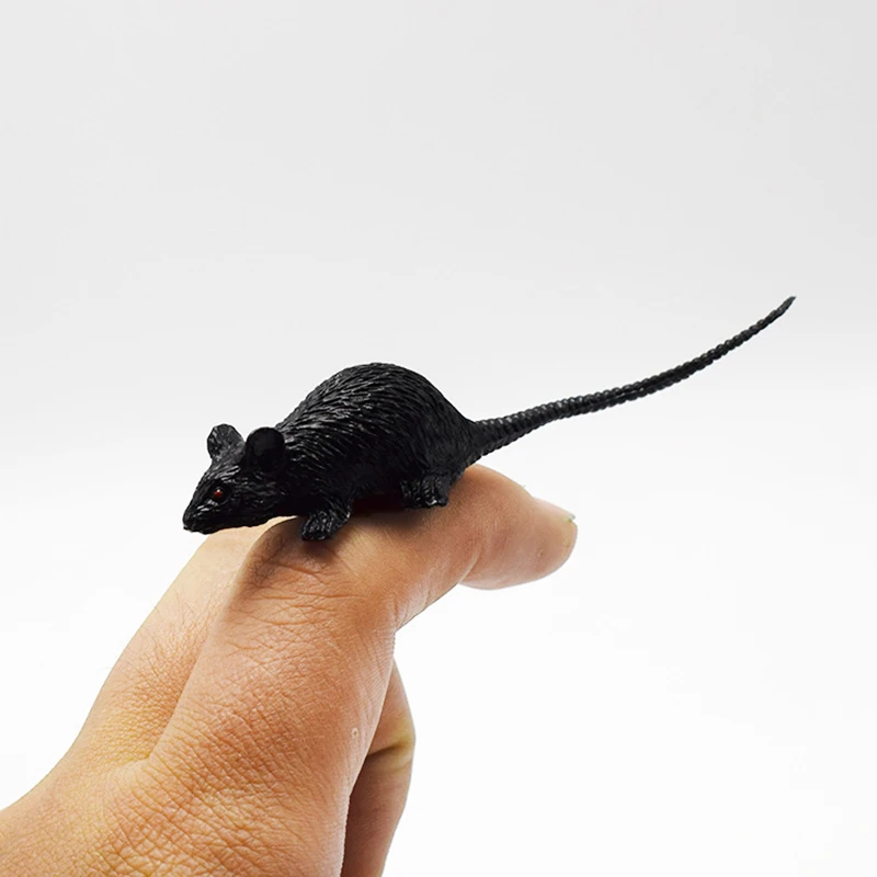 子供のためのミニシミュレーションマウスのおもちゃ,怖いトリックモデル,面白い,猫をかじる,ペット用品,楽しいギフト,ハロウィーン,バッグあたり20個