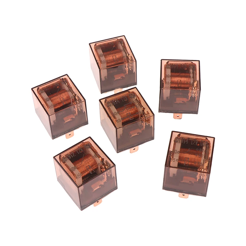 

DC 12V 24V Waterproof Automotive Relay 4Pin 5Pin SPDT Car Control Device Relays 40A 60A 120A Car Relays High Capacity Switching