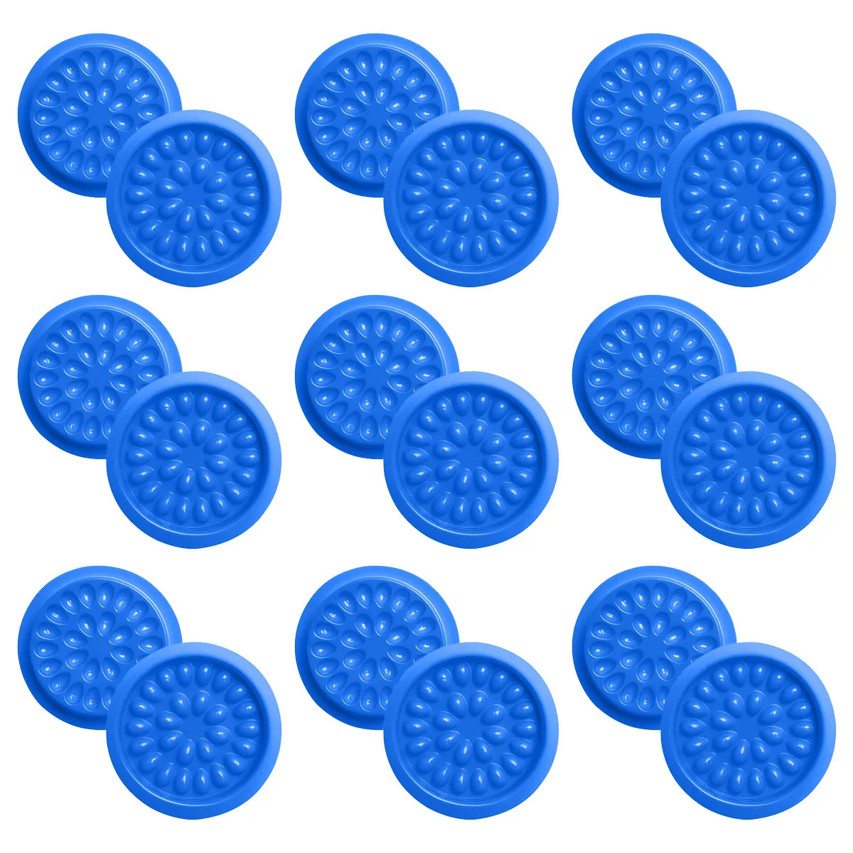 100 個まつげ接着剤トレイ PVC 耐腐食性軽量つけまつげ移植ツールエクステンションホルダー花形パレット