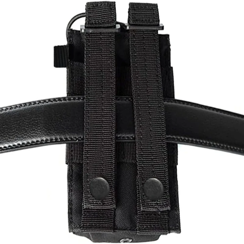 Radio Pouch Tactical Holder Case Holster Bag Military Heavy Duty for Two Way Walkie Talkies Outdoor Sports Adjustable Storage