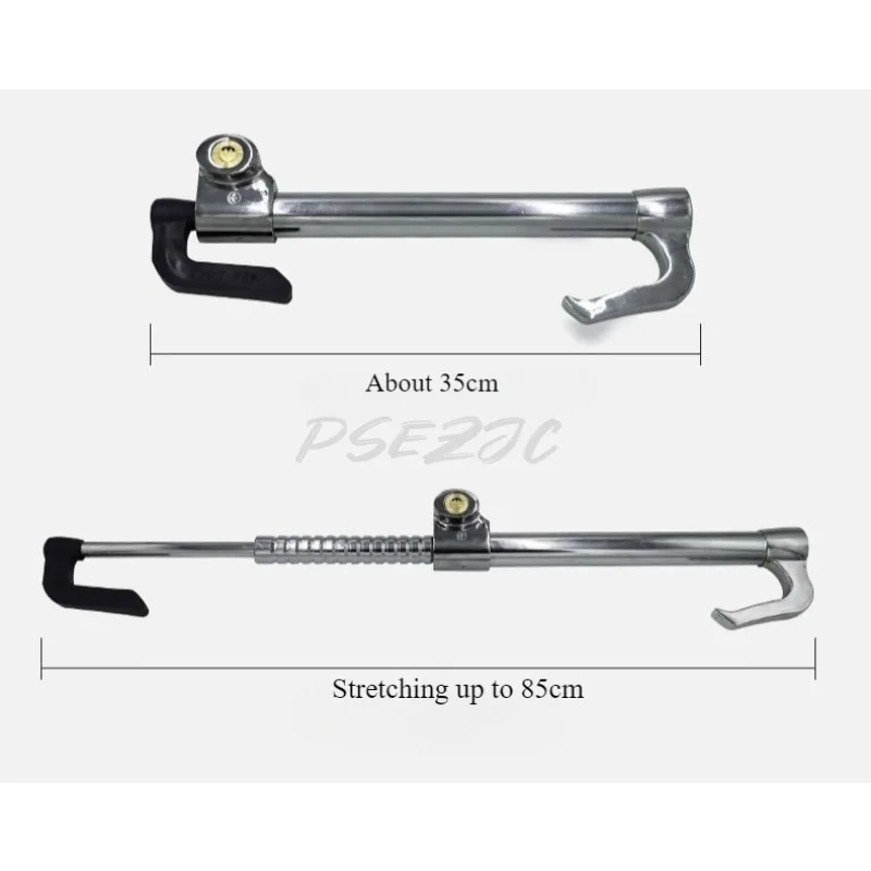Automobile Steering Wheel, Throttle Clutch Lock, Heavy-duty Truck and Bus Special Vehicle Three-stage Lock Hook Lock
