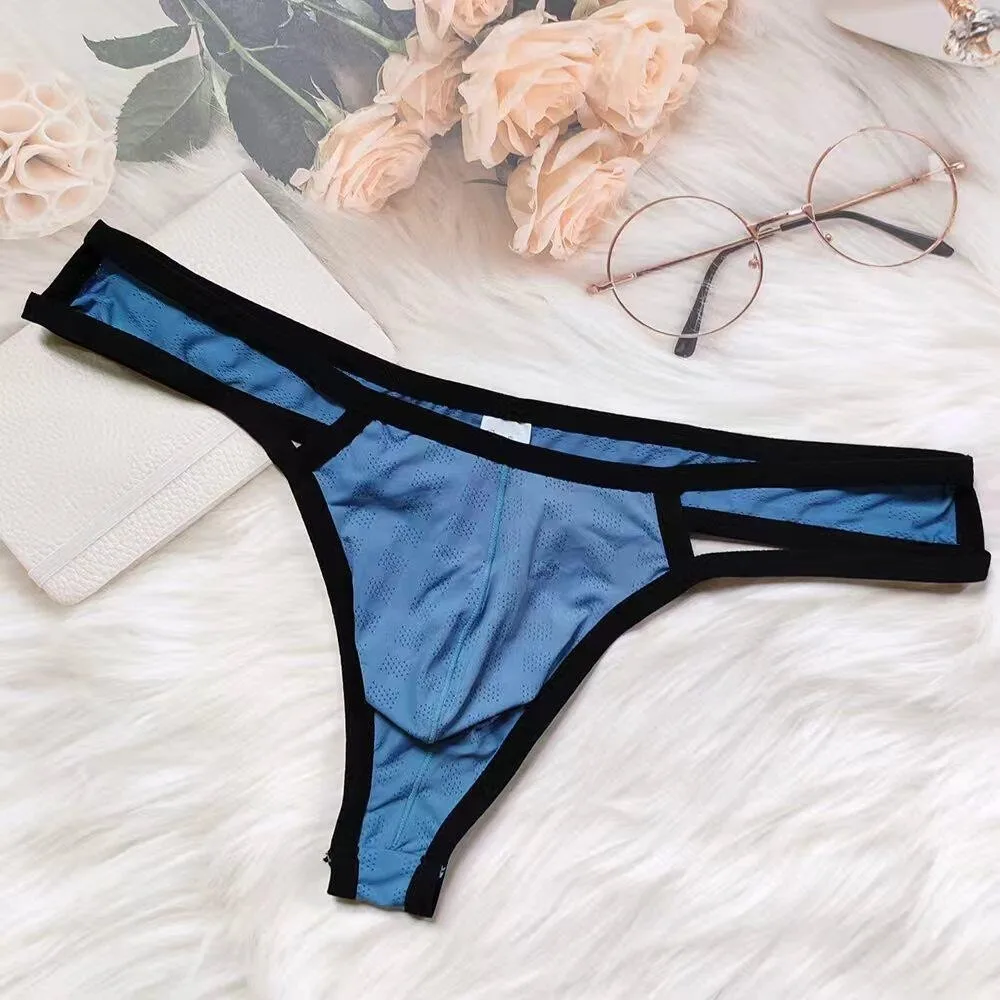 

Мужские трусы-стринги Simple Hollow с низкой посадкой, ультратонкие, летние, с Т-образной спинкой