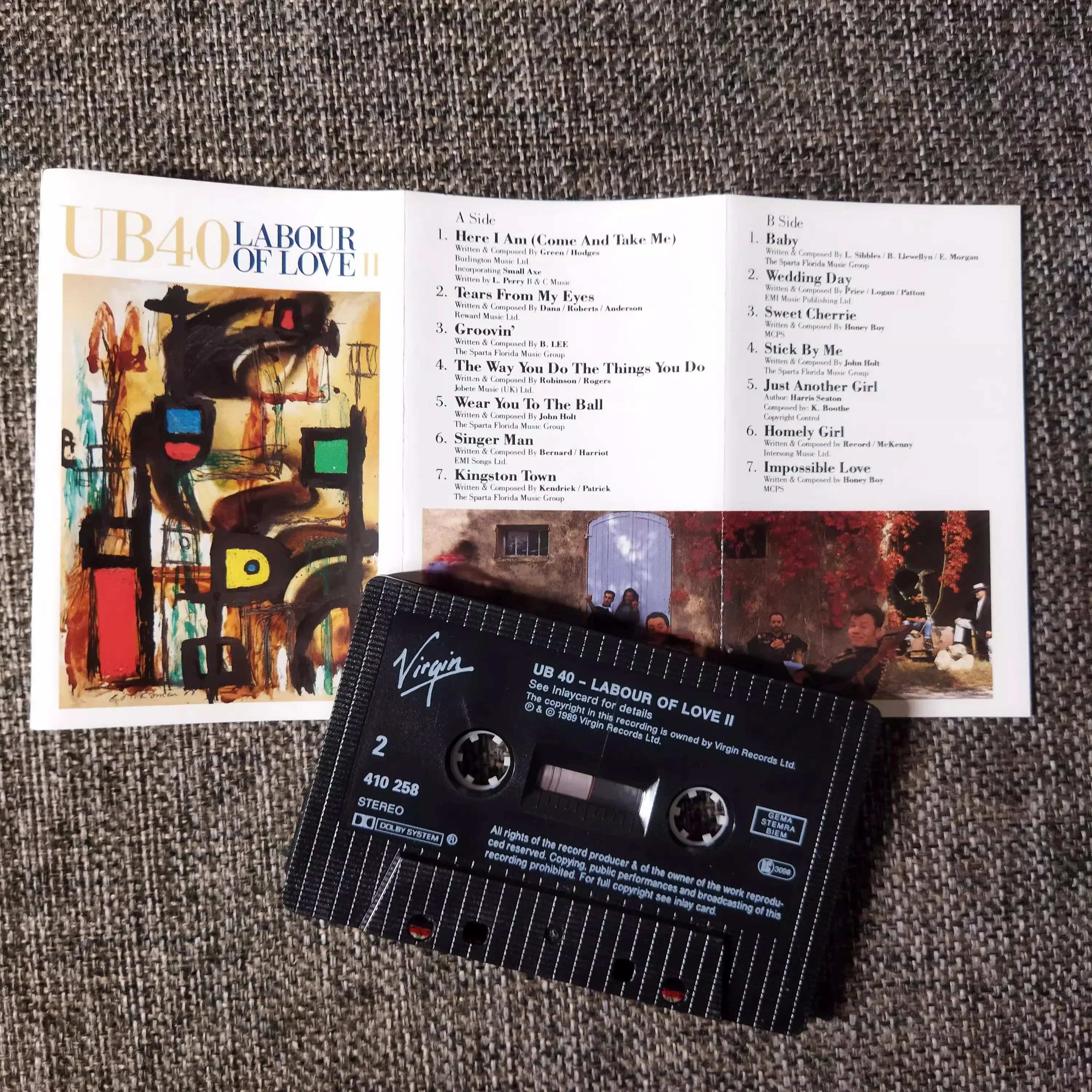 

Reggae UB40 James Brown Music Tape Labour of Love II Album Cassettes Cosplay Recorder Car Walkman Soundtracks Box Party Music