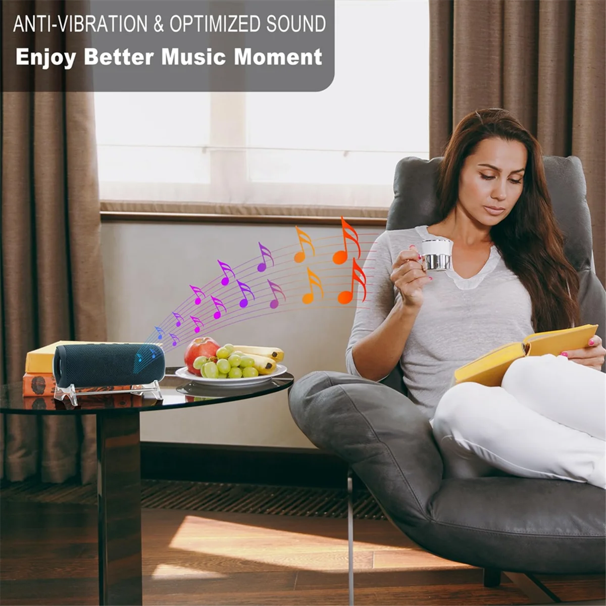 

M86K Desktop Stand Speaker Holder Speaker Stand Table Holder Speaker Display Stand Transparent