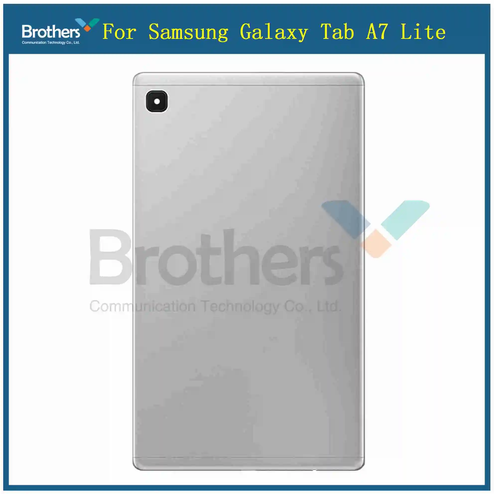 For Samsung Galaxy Tab A7 Lite SM-T220 SM-T225 Back Battery Cover Door Housing Case For A7Lite T220 T225 Rear Cover Replace