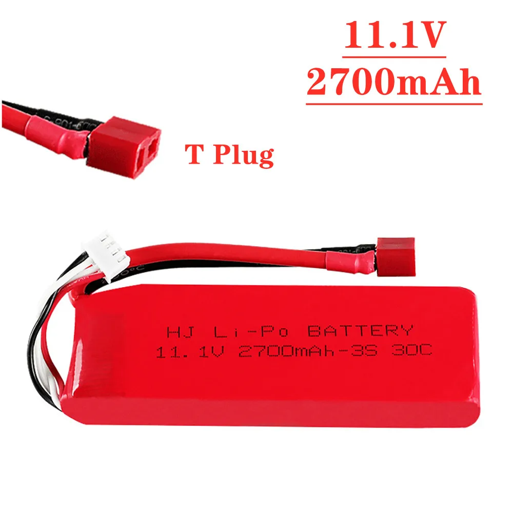 

3s lipo 11,1 V 2700mAh Lipo batery маховик FT012 лодка Huanqi 734 Радиоуправляемый автомобиль большой емкости rc Квадрокоптер Дрон Запчасти T разъем