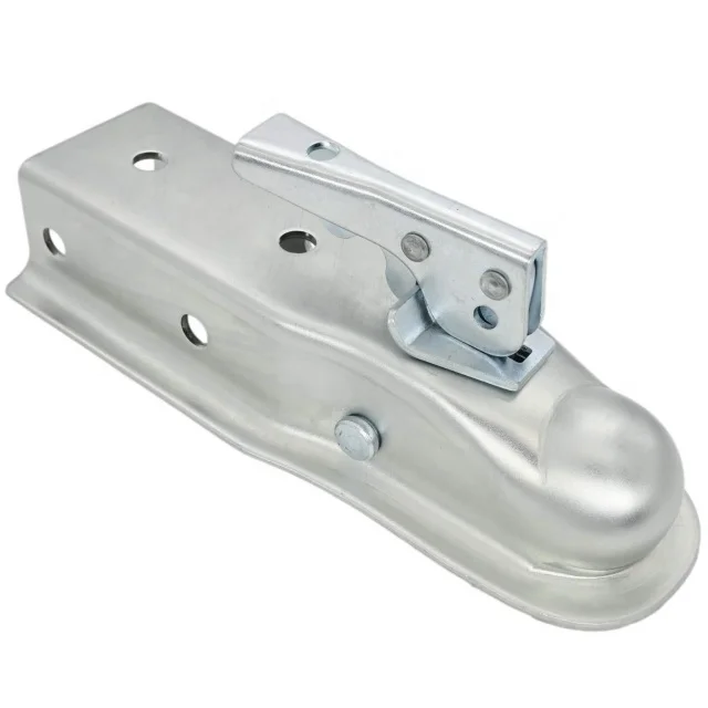 3500lbs Straight Trailer Coupler  2"  Ball  2"  Square Tube Coupler Trailer Connector for Boat Box Car Trailer