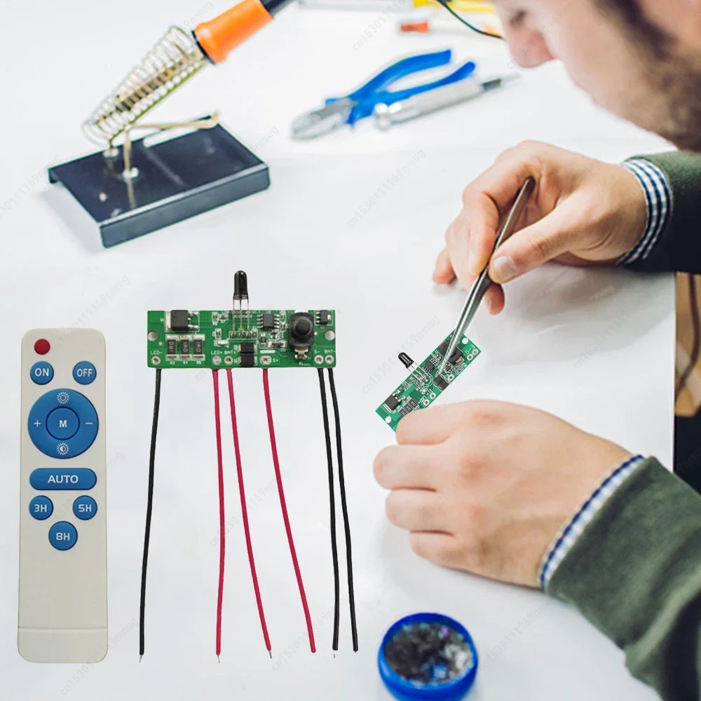 

3.2V 3.7V Solar Street Light Control Panel Circuit Board with Remote Control Solar Street Light Driver Board Solar Lamp Board