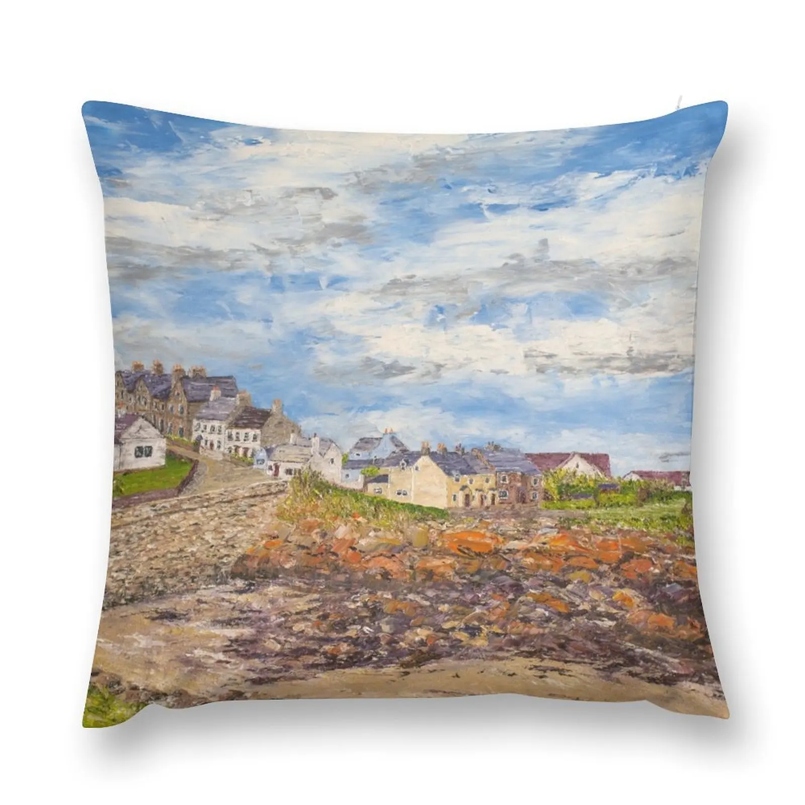 Moelfre Throw Pillow Pillowcase Cushion Christmas Cushion For Home pillow