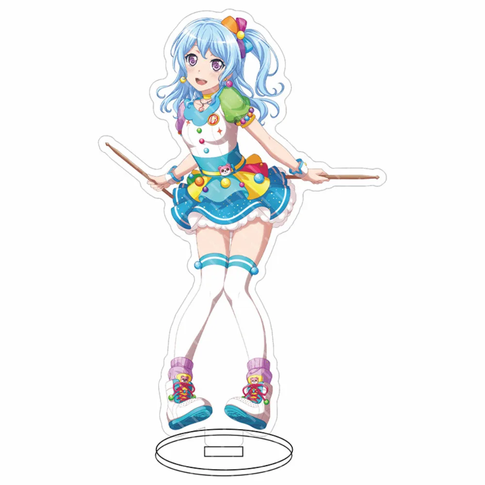 Anime Acrylic Stand Hanazono Tae Kokoro Tsurumaki Yukina Minato Roselia Hazawa Tsugumi Cosplay Figure Standing Model Plate Gift