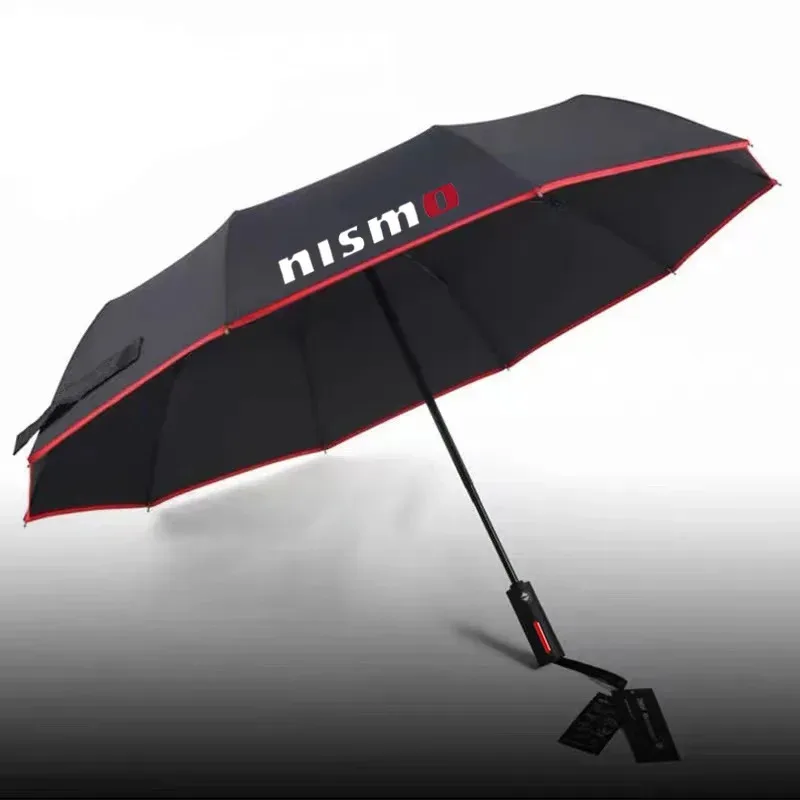 

Nissan Nismo Qashqai Juke X-Trail Patrol Note Leaf Altima Maxima Murano Car Light Automatic Folding Windproof Sunshade Umbrella