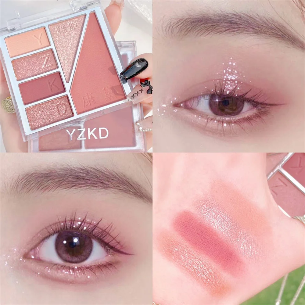 Waterproof Eye Shadow High Color Rendering Sweatproof Delicate Eye Shadow Fit Long Lasting Eye Shadow Lasting Water Proof Smooth