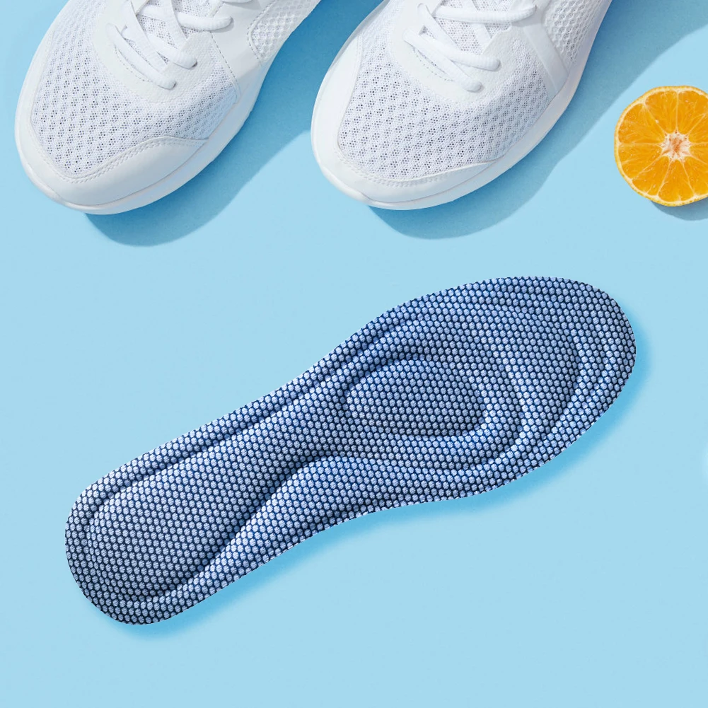 Shoe Insoles Breathable Arch Support Insoles Sweat Absorption Sports Insoles Shock Absorbant Cushion for Working Walking