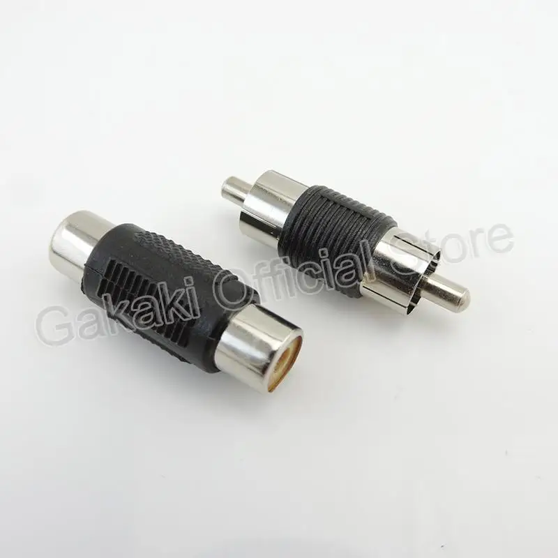 Audio Video Connector 3 RCA AV Coupler Mini RCA 2RCA 3RCA male Female To Female Adapter Socket Extension Converter