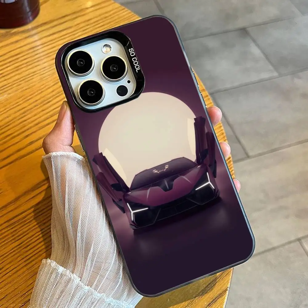 Picture 6: L-LamboS R-Revuelt-ooS The Bull Phone Case For iPhone 16 17 15 14 12 13 Pro Max Black Candy Matte Shockproof Cover