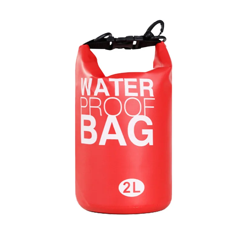 2L 12x28cm Swimming Outdoor PVC Waterproof Bags Dry Sack Kayaking Rafting Boating River Trekking Pack Rafting Storage Bags