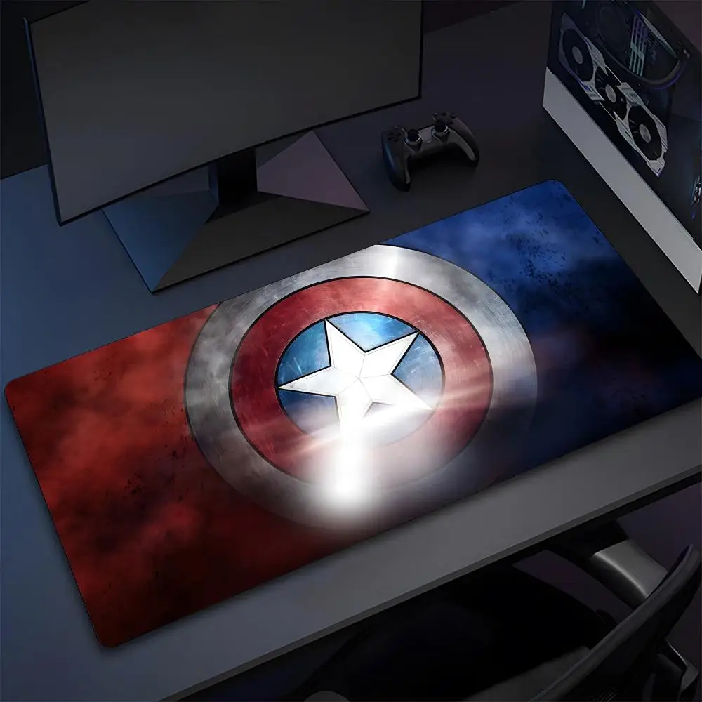 C-Captains A-Americas Mouse Pad Gamer Pc Gaming Accessories Rubber Mat XXL Deskmat Mats Keyboard Cabinet Mause Laptops