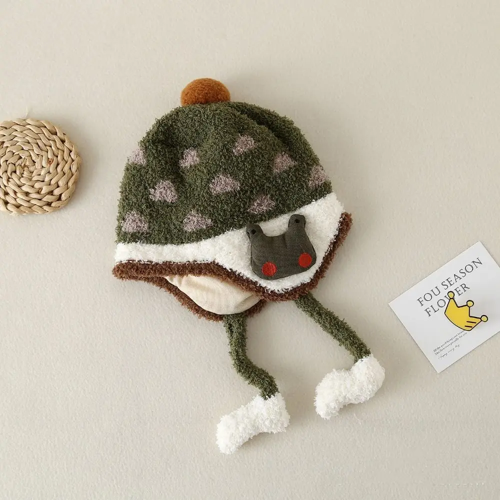 

Мягкая ветрозащитная детская шапка для защиты ушей, утепленная шапка-бини с героями мультфильмов, наушники, сохраняющая тепло, зимняя шапка для малышей