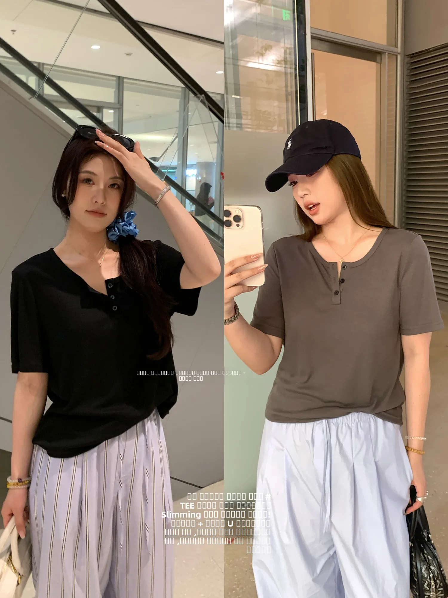 

NAZ plus Size Summer Casual Slim Fit ort Sve T-irt f Open Collar Color Versatile Top for plus Size Women