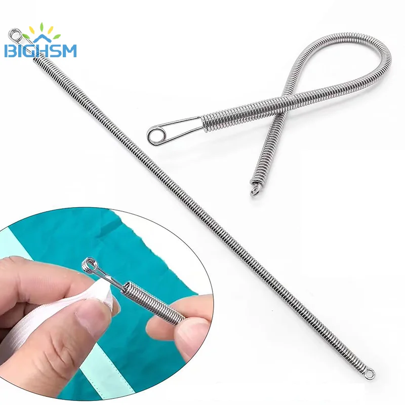 1/3Pcs Flexible Drawstring Threader Quick Threading Spring Designed String Pull Tools Multipurpose Drawstring Stringing Tool