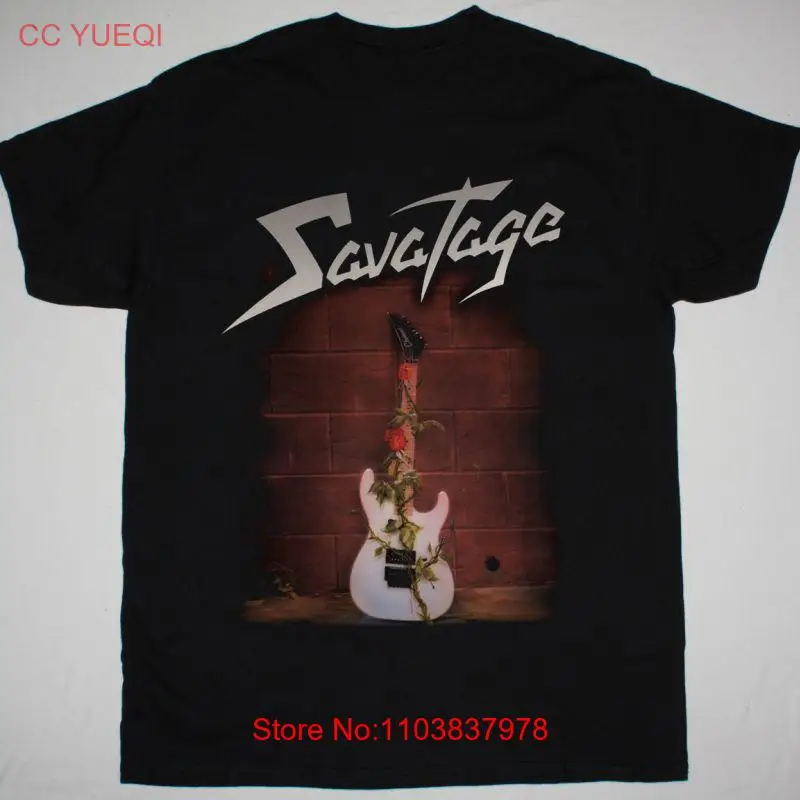 Savatage Band Short Sleeve Cotton T- Shirt Unisex All Size