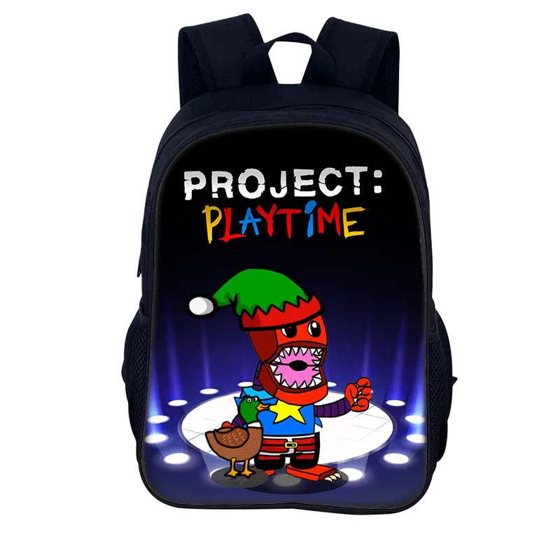 Project Playtime Large Capacity Boxy Boo School Backpack Pencil Case Small Anime Kawaii Cartoon School Bag Mochila