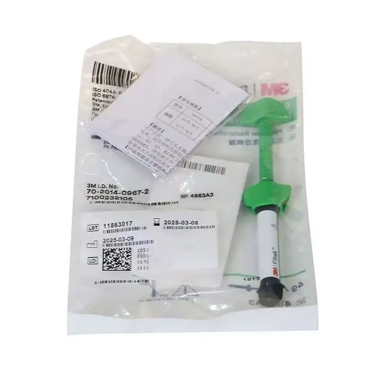 طب الأسنان 3M الأشعة فوق البنفسجية قابلة للعلاج مركب السائل الراتنج حقن الأسنان نوع السائبة ملء الراتنج مواد ترميم الأسنان 2 أنابيب/2 جرام
